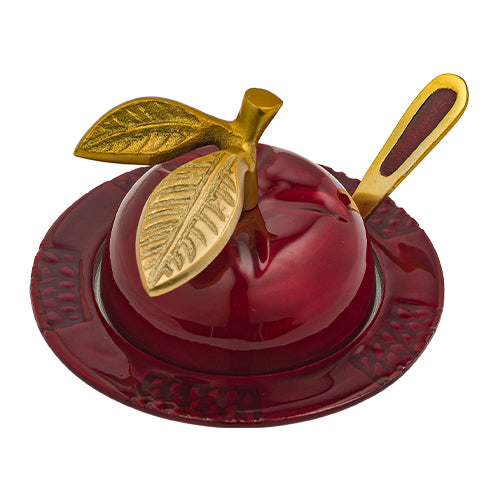 Aluminum Apple Honey Dish